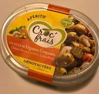 Mängden socker i Olives légumes croquants