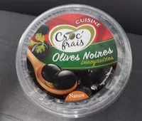 Mängden socker i Olives noires dénoyautées