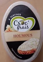Mängden socker i Houmous, Croc Frais, barquette 100g