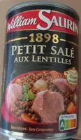Mängden socker i Petit salé aux lentilles