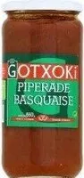 Mängden socker i Gotxoki, Piperade basquaise, le bocal de