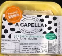 Mängden socker i 1/2 lune ricotte