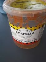 Mängden socker i Sauce fraîche tomate et basilic frais