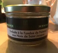 Mängden socker i Timbale à la Fondue de Poireaux aux Noix de saint jacques