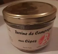 Mängden socker i Terrine de campagne aux cèpes