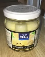 Mängden socker i Mini coeurs de palmiers