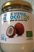 Mängden socker i Huile vierge de coco