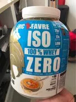 Mängden socker i Eric Favre Iso Zero 100% Whey Saveur Crème Brûlée 2KG Offre Spéciale Lancement