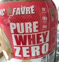 Mängden socker i Pure whey zero