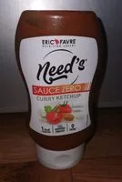 Mängden socker i Sauce Zéro Curry Ketchup