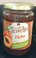 Mängden socker i Confiture de pêche