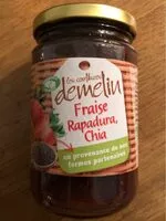 Mängden socker i Confiture extra de Fraise, Rapadura, Chia