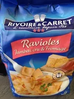 Mängden socker i Raviolis jambon cru et fromage