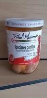 Mängden socker i Saucisses confites au piment d’Espelette