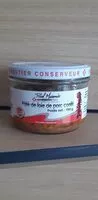 Mängden socker i Pâté de foie de porc confit