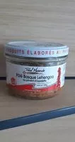 Mängden socker i Pâté Basque Lehengoa au piment d'Espelette
