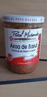 Mängden socker i Axoa de Boeuf 750g