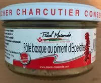 Mängden socker i Pâté basque au piment d'Espelette