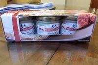 Mängden socker i Lot 3 terrines 3x100gr