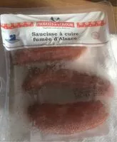 Mängden socker i Saucisse à cuire fumée d'Alsace