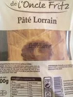 Mängden socker i Paté lorrain