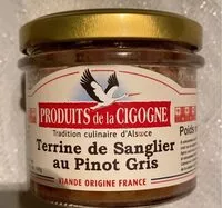 Mängden socker i Terrine de sanglier au pinot gris