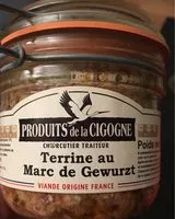 Mängden socker i Terrine au marc de gewurzt