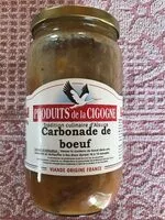 Mängden socker i Carbonafe de boeuf