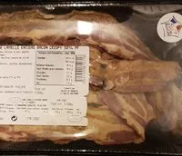 Mängden socker i Fine lamelle bacon crispy