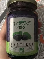 Mängden socker i Confiture de myrtille bio VERFEUILLE