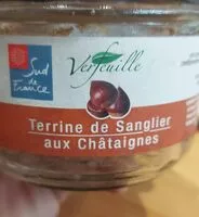 Mängden socker i Terrine de sanglier aux chataignes VERFEUILLE