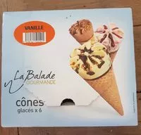 Mängden socker i Cônes vanille