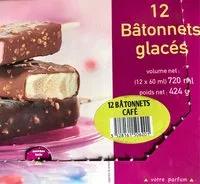 Mängden socker i 12 batonnets glacés