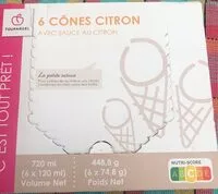 Mängden socker i 6 Cônes citron