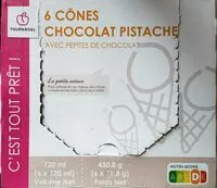 Mängden socker i 6 cônes chocolat Pistache