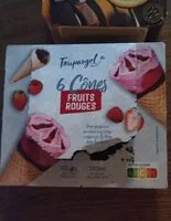 Mängden socker i 6 Cônes Fruits rouges