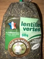 Mängden socker i Lentilles vertes