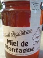 Mängden socker i Miel de montagne