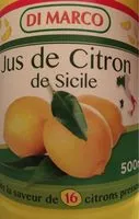 Mängden socker i Jus de citron de Sicile