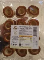 Mängden socker i MINI BOUCHEE PB BQ.X12 103G