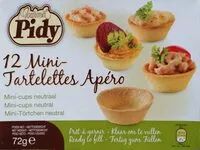 Mängden socker i Mini tartelettes apéro