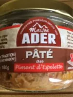 Mängden socker i Paté au piment d’espelette