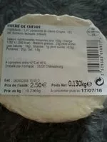 Mängden socker i Buche de chevre