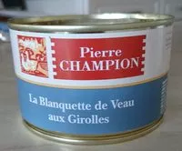 Mängden socker i Blanquette de veau aux girolles