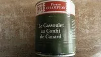 Mängden socker i Le cassoulet au confit de canard
