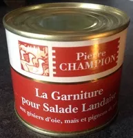 Mängden socker i Garniture pour salade landaise