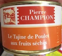 Mängden socker i La tajine de poulet aux fruits séchés
