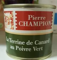 Mängden socker i Terrine de canard au poivre vert