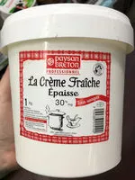 Mängden socker i La crème fraîche épaisse