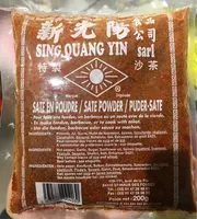 Mängden socker i Sate en poudre